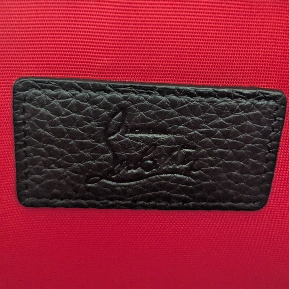 Christian Louboutin Black Studded Clutch - Picture 6 of 10